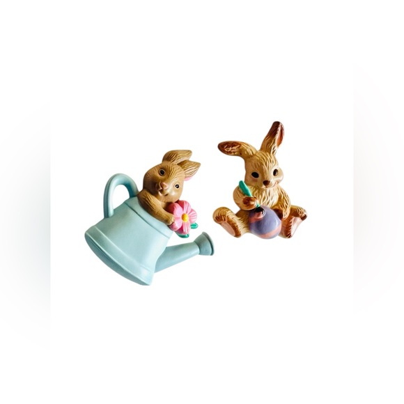Hallmark Jewelry - Hallmark Vintage Bunny Brooch Set – Easter & Spring Collectibles (1980s–1990s)